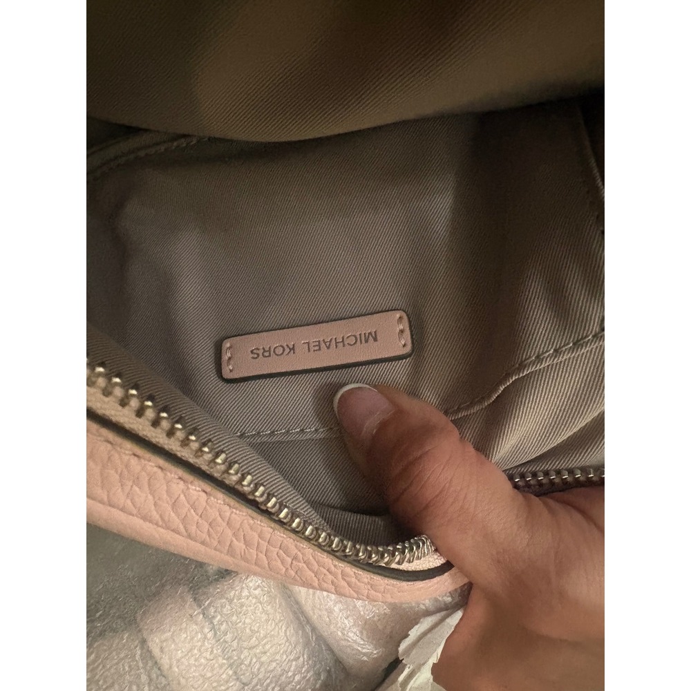 Michael Kors Bryant Camera Bag Womens Crossbody NS Smokey Rose Leather New Chain - Picture 7 of 7